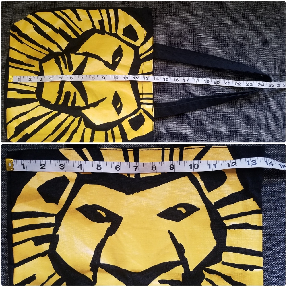 Lion King the Musical Tote 100% Cotton - Picture 3 of 3